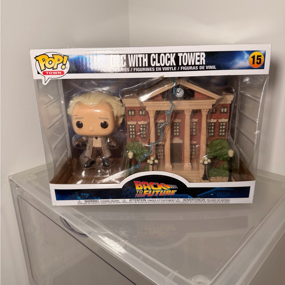 Pop Back to the Future Doc with Clock Tower